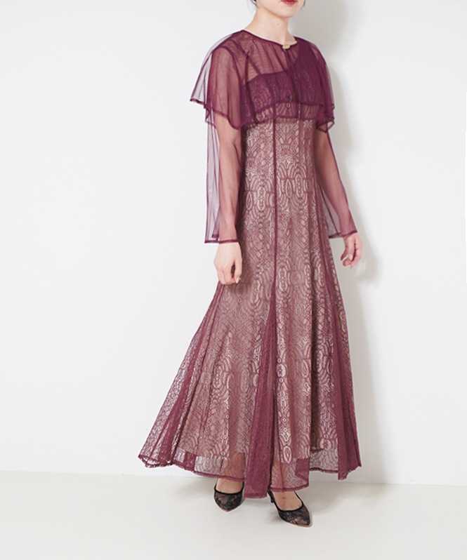 新品　LE’RURE Cape blouse darmask dress M LE'RUR Cape blouse darmask dress | DRESS,DRESS | ROOM903 online