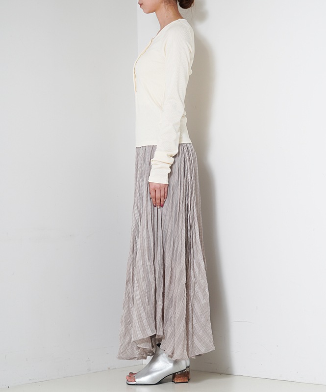 ヘンリーネックリブプルオーバー