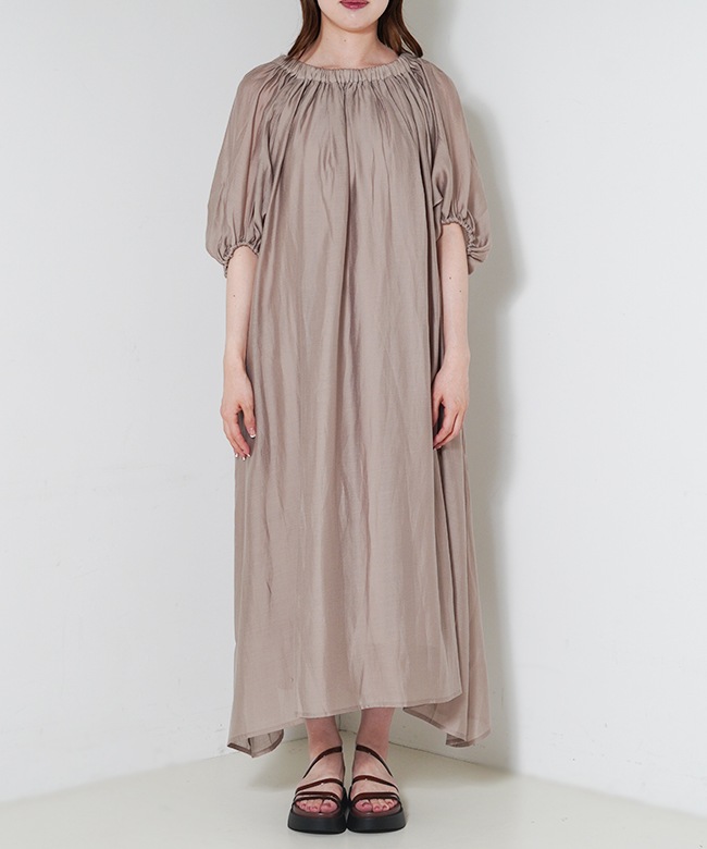 Elegant Draped Dress