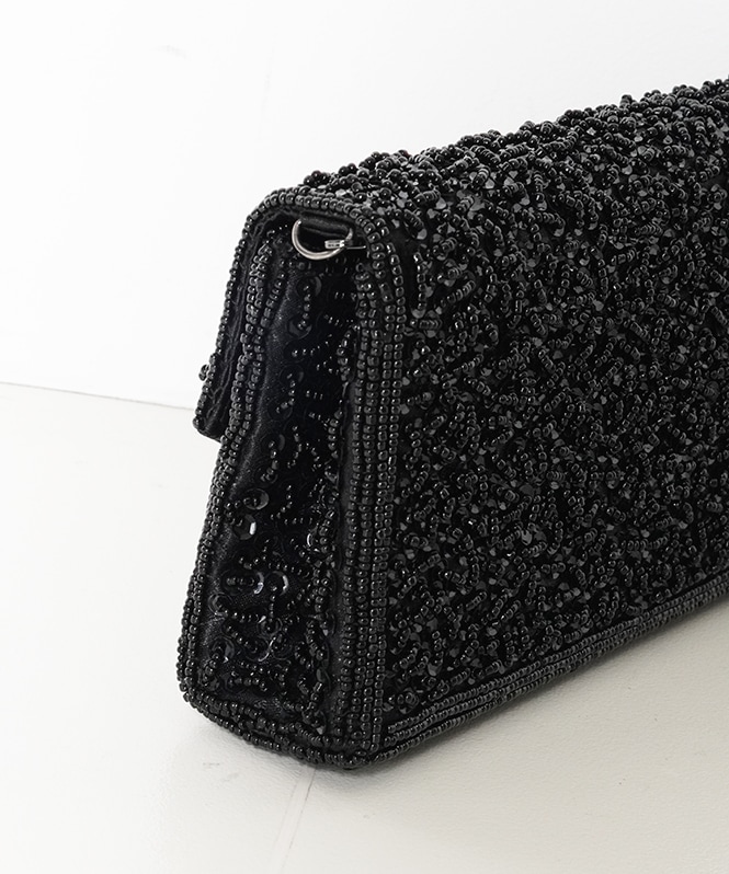 ビーズ刺繍クラッチBAG