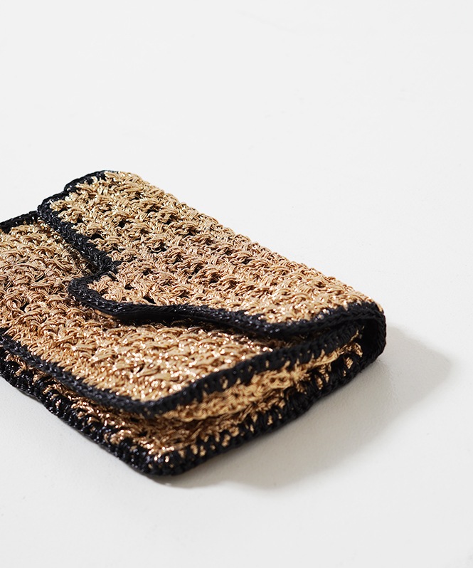 Swaraj 手編みメルカドバッグ バイカラー