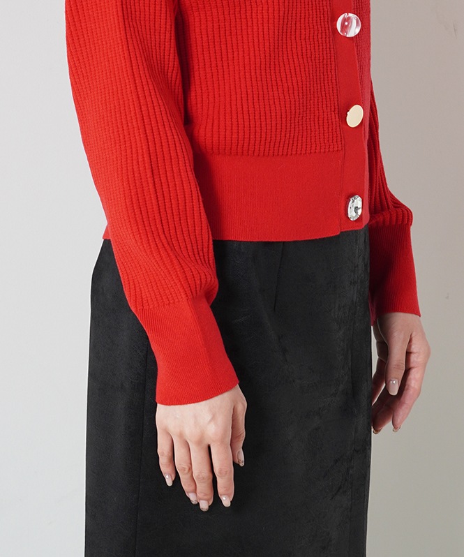 ビジューカーディガン