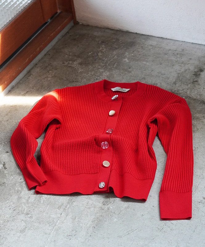 ビジューカーディガン