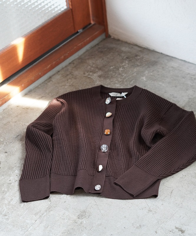 ビジューカーディガン