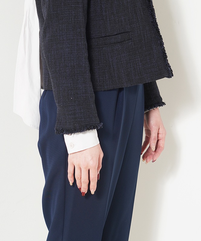 エアーファンシー杢ツイードジャケット