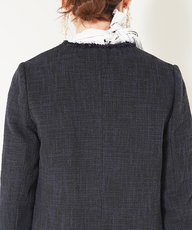 エアーファンシー杢ツイードジャケット