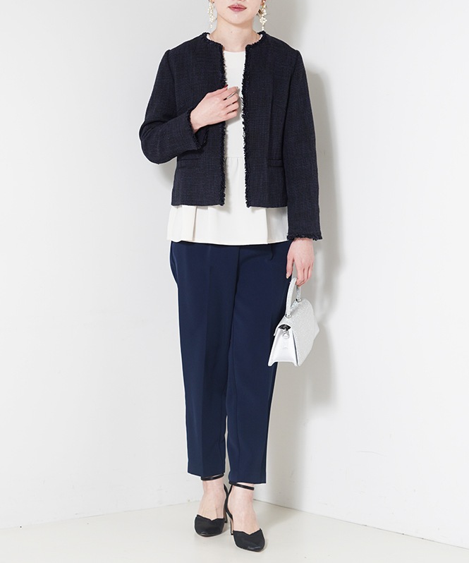 エアーファンシー杢ツイードジャケット