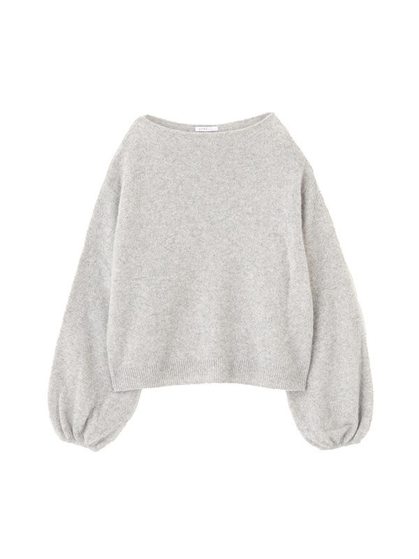 26WINTER PRE ORDER】ホワイトヤクボリュームスリーブニットプル