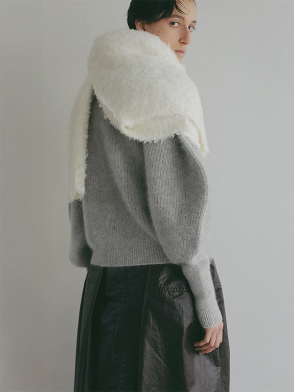 26WINTER PRE ORDER】ホワイトヤクニットカーディガン | ALL ITEM
