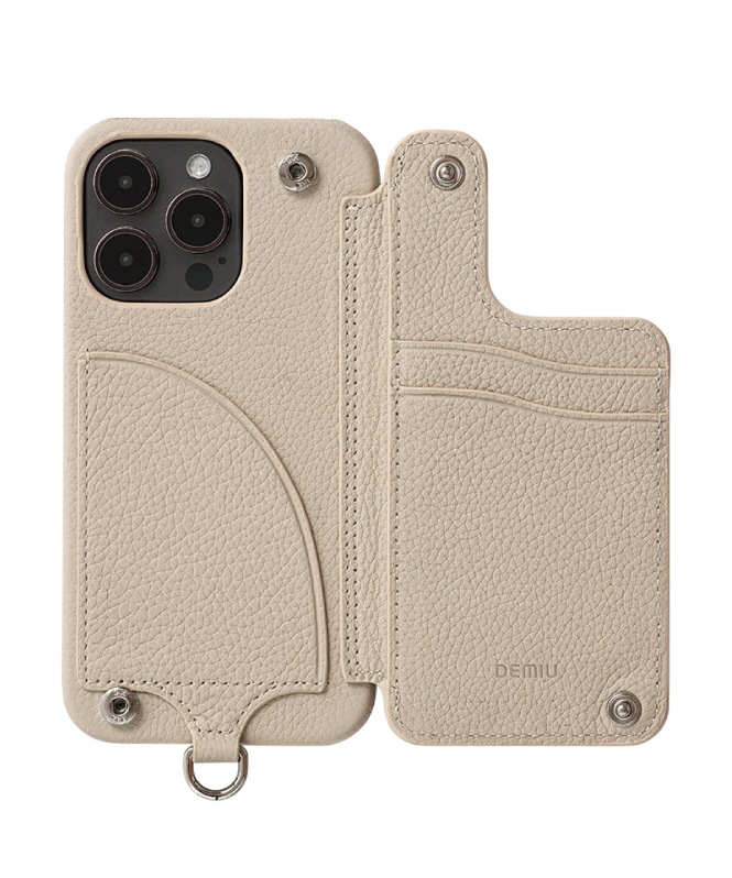 POCHE／iPhone15Pro／ベージュ