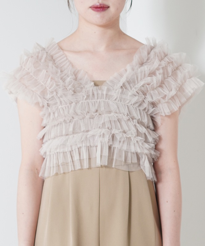 ANDRÉSD tulle vest all in one dress ANDRESD tulle vest aio dress | DRESS,PANTS DRESS | ROOM903