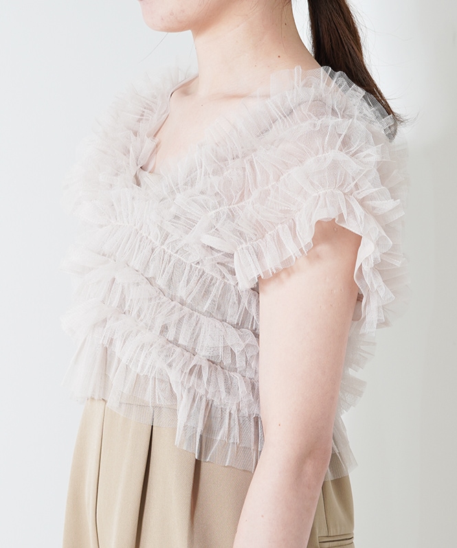 tulle vest aio dress | DRESS,PANTS DRESS | ROOM903 online