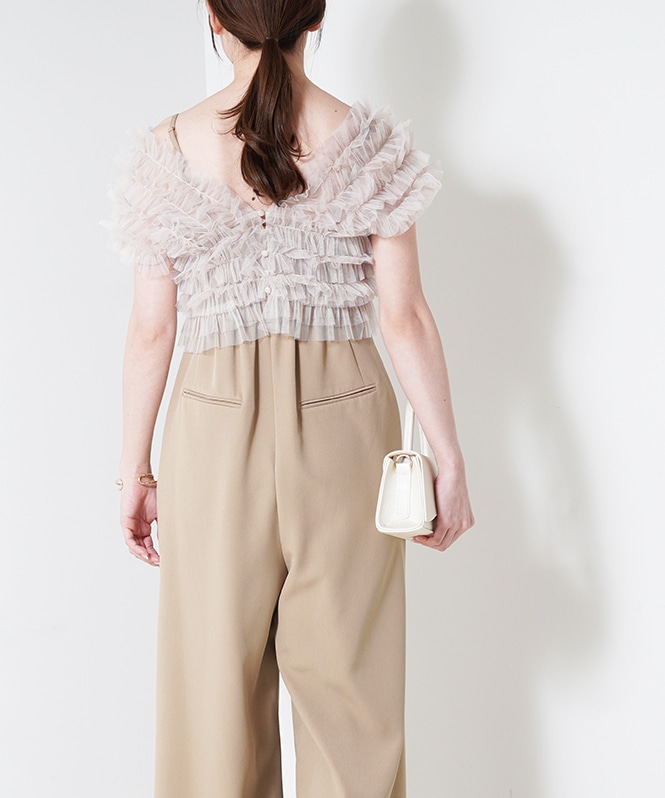 ANDRESD tulle vest aio dress | DRESS,PANTS DRESS | ROOM903
