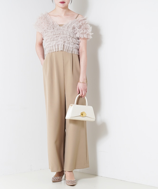 【タグ付】ANDRÉSD　tulle vest all in one dress tulle vest all in one dress | ANDRESD