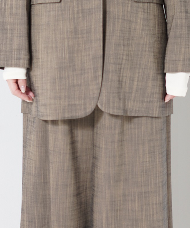 シャンブレーテーラードジャケット