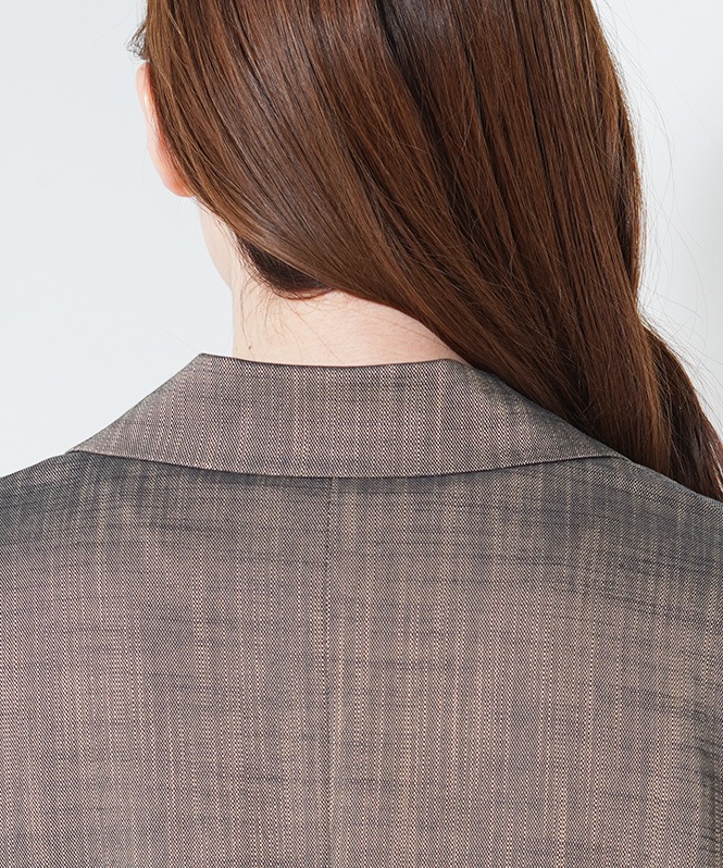 シャンブレーテーラードジャケット