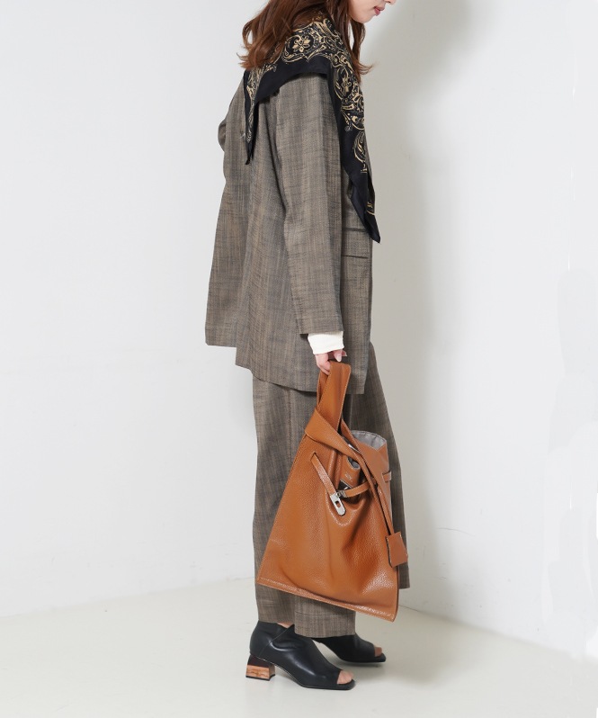 シャンブレーテーラードジャケット