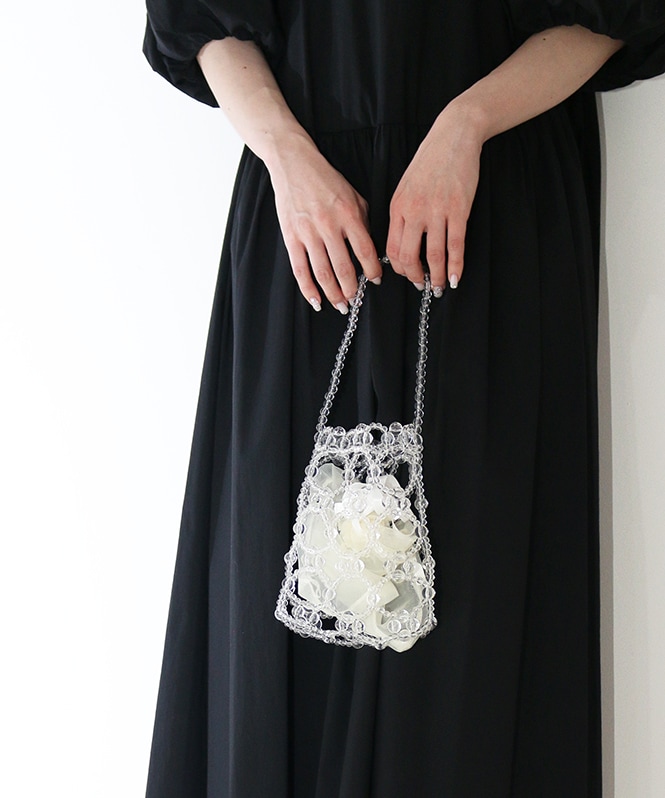 サークルビーズバッグ