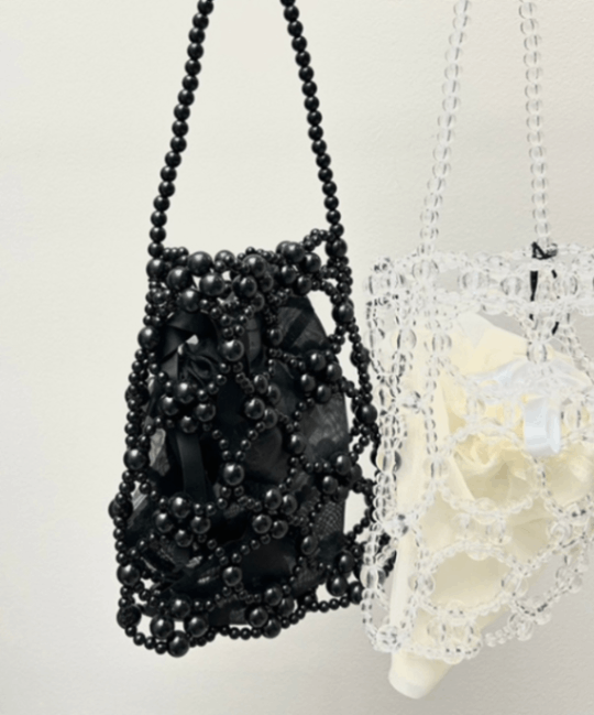 サークルビーズバッグ