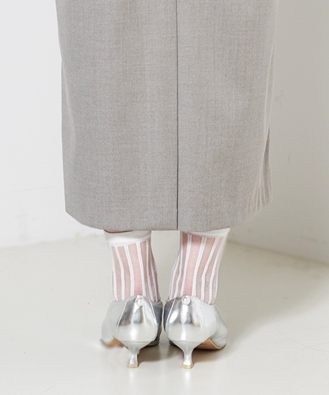 ウールライクヘリンボーンワンピース