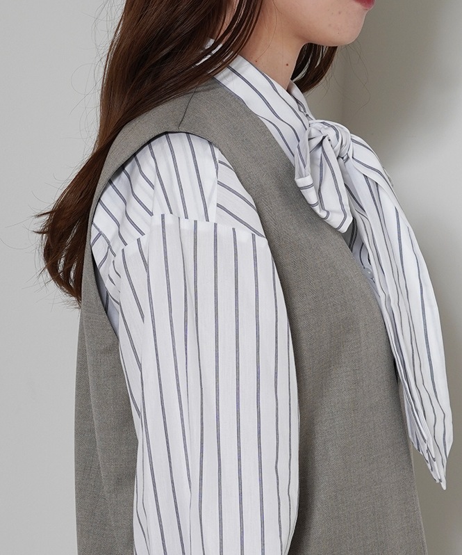 ウールライクヘリンボーンワンピース