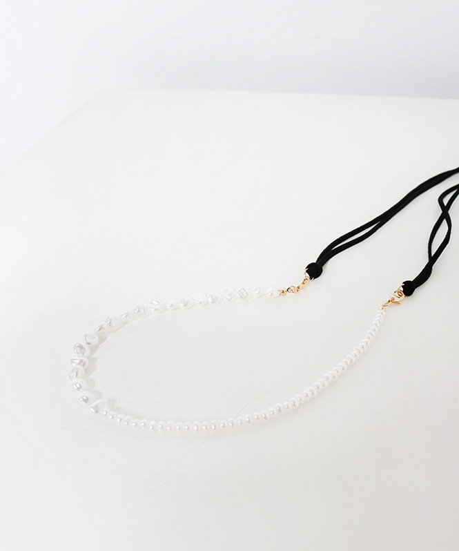 アシメパール2wayネックレスベルト