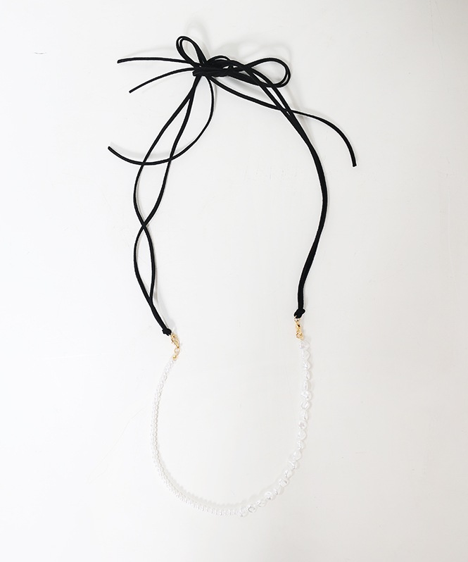 アシメパール2wayネックレスベルト