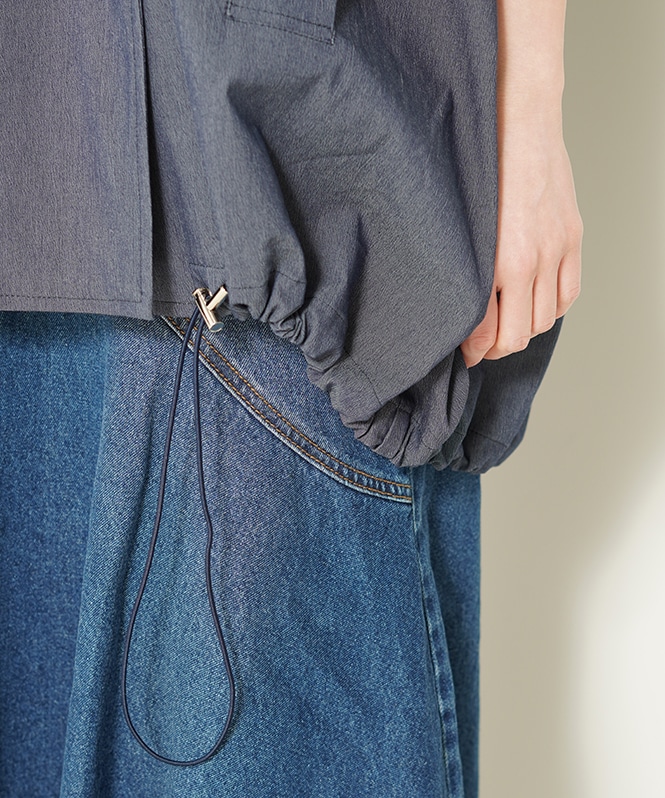 マチャット　デニムジレ Vingtrois デニムライクオーバーサイズジレ | OUTER | ROOM903