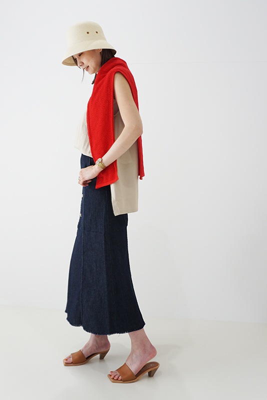 AMLILE×RASO/FA 巻きスカート IND