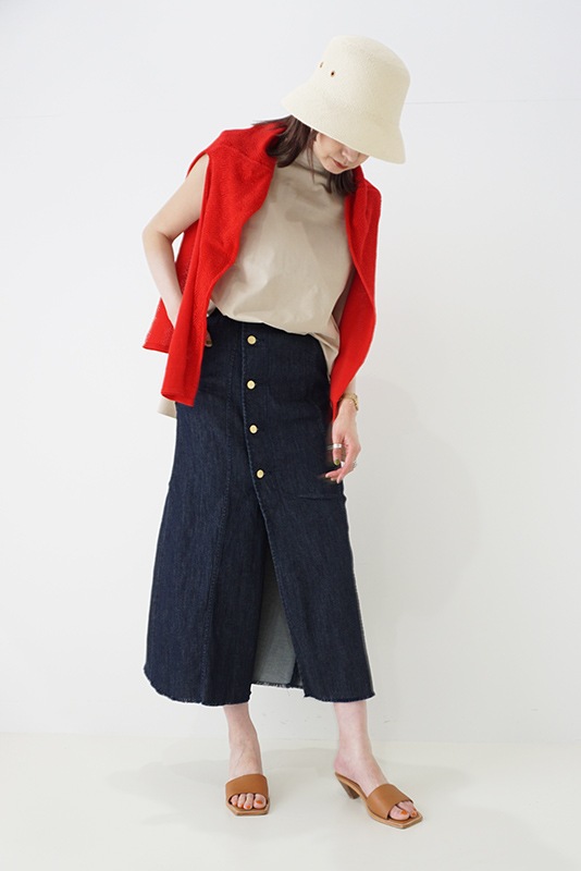 AMLILE×RASO/FA 巻きスカート IND