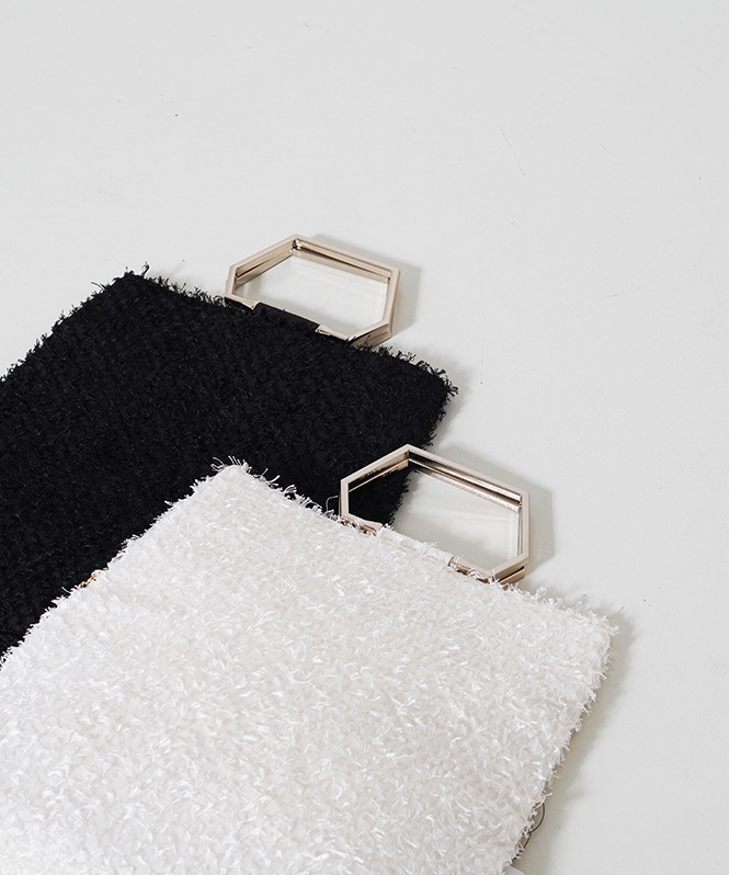 メタルバングルシャギーバッグ