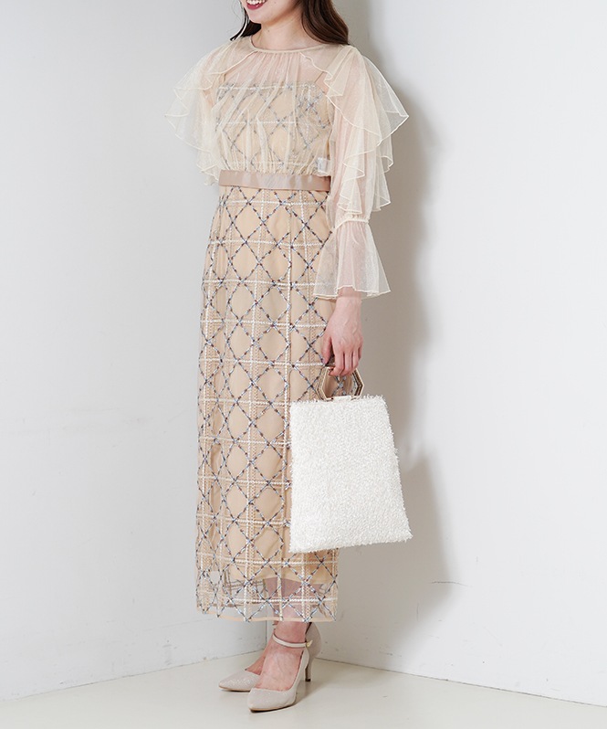 メタルバングルシャギーバッグ