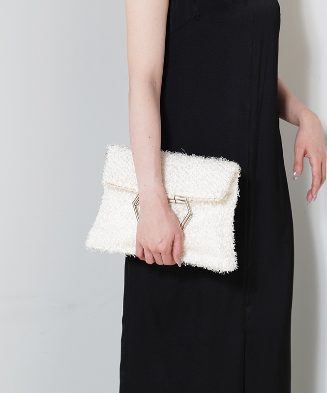 メタルバングルシャギーバッグ