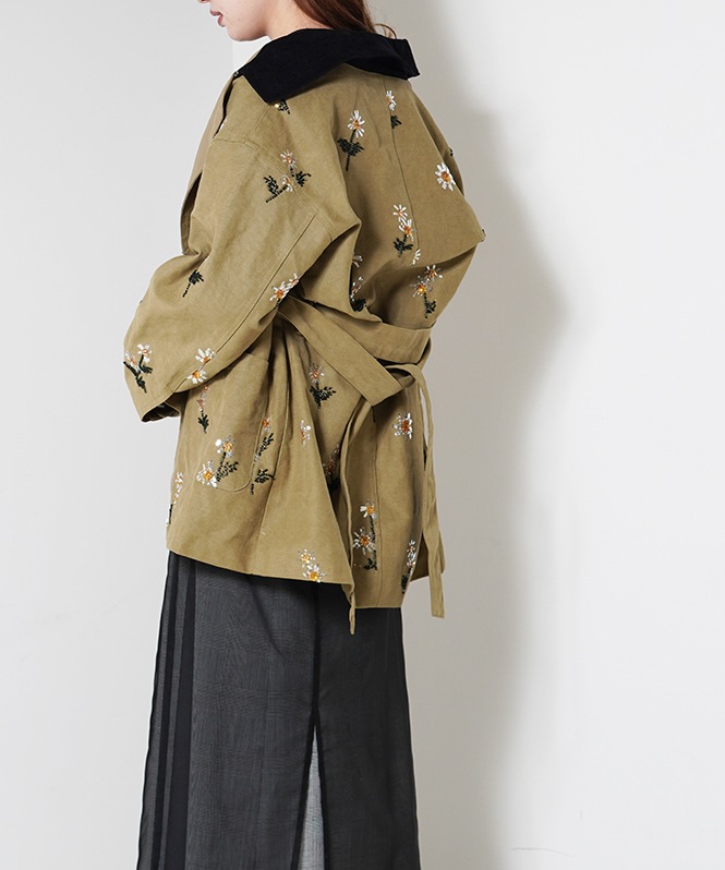 Chateau Flower Embellished Jacket | OUTER,コート | ROOM903 online