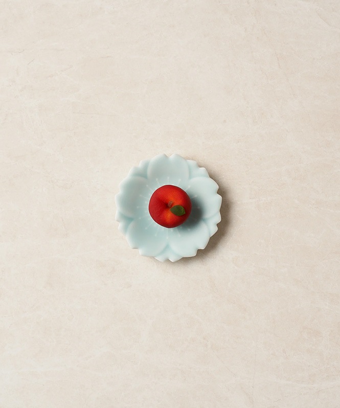 モイスト青磁 桜小皿