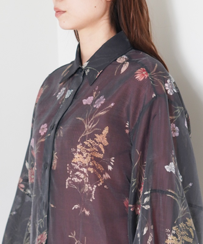 ヴィンテージフラワーブラウス