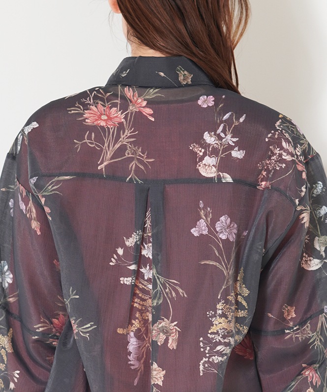 ヴィンテージフラワーブラウス