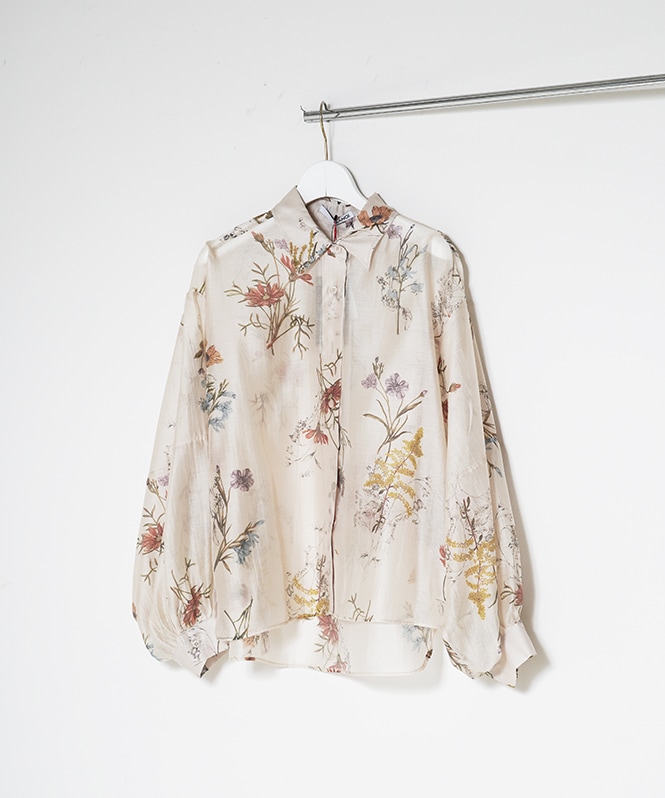 ヴィンテージフラワーブラウス