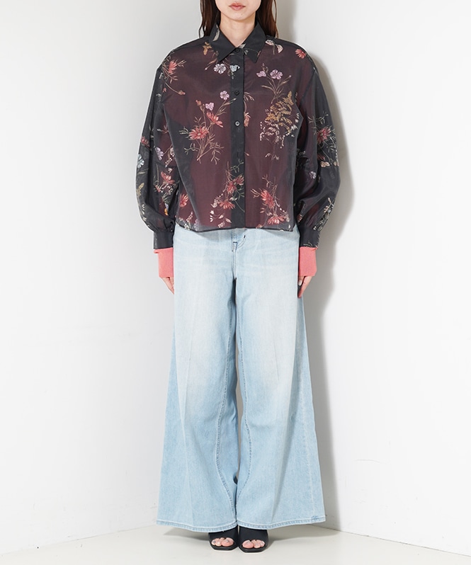 ヴィンテージフラワーブラウス