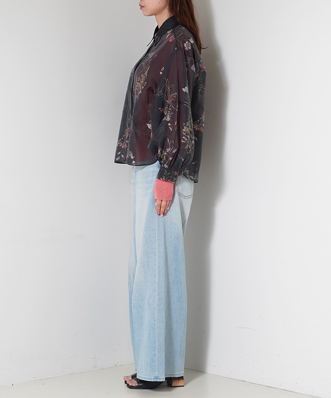 ヴィンテージフラワーブラウス