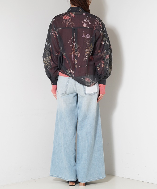 ヴィンテージフラワーブラウス