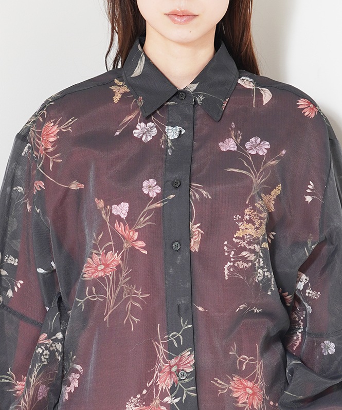 ヴィンテージフラワーブラウス