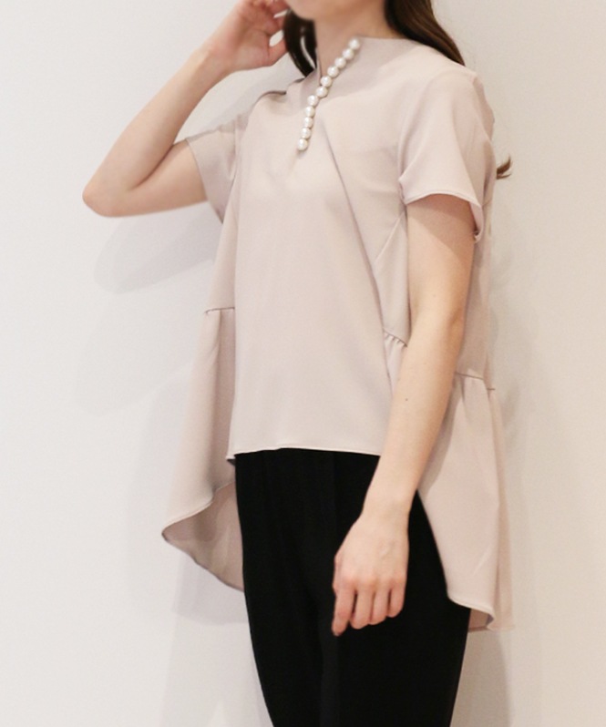 anana パールキーネックティアードブラウス | TOPS,シャツ