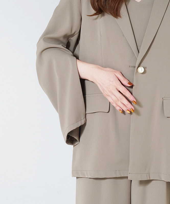 jacket & all-in-one setup dress | DRESS,PANTS DRESS | ROOM903 online