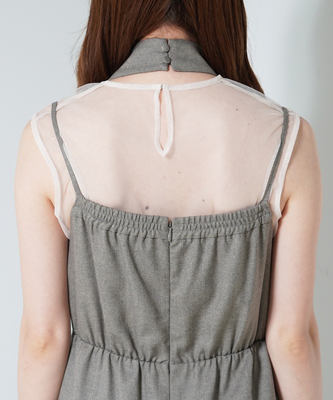 Melange cami drape dress | DRESS,DRESS | ROOM903 online