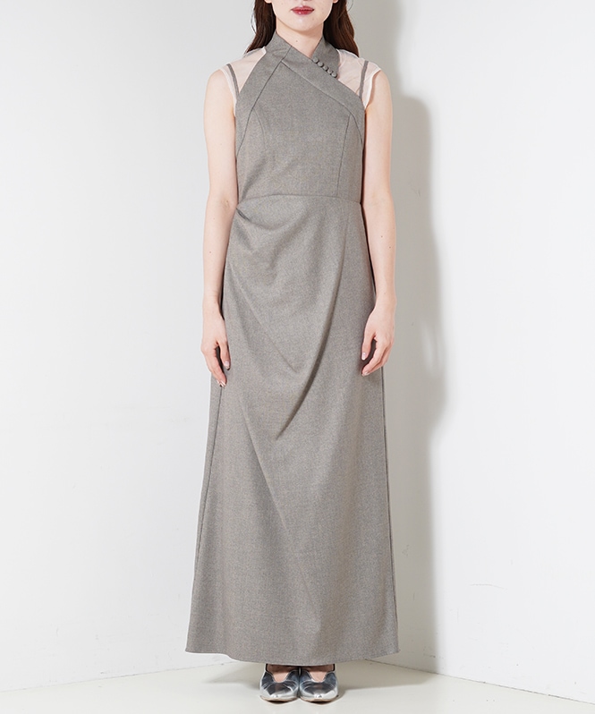 Melange cami drape dress | DRESS,DRESS | ROOM903 online