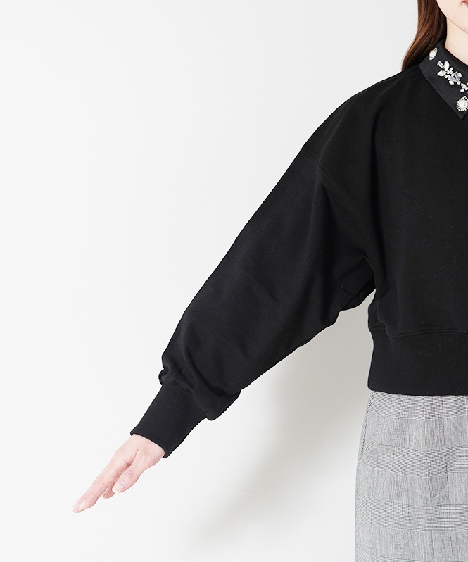 ビジューカラートップス