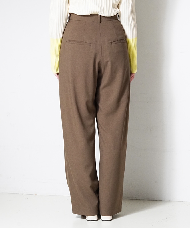 BASIC TUCK PANTS