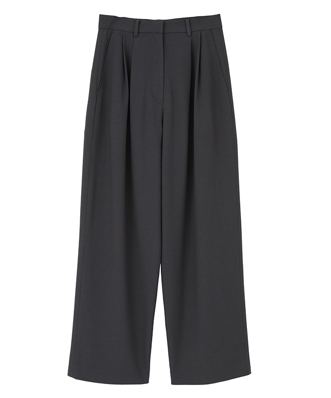 BASIC TUCK PANTS