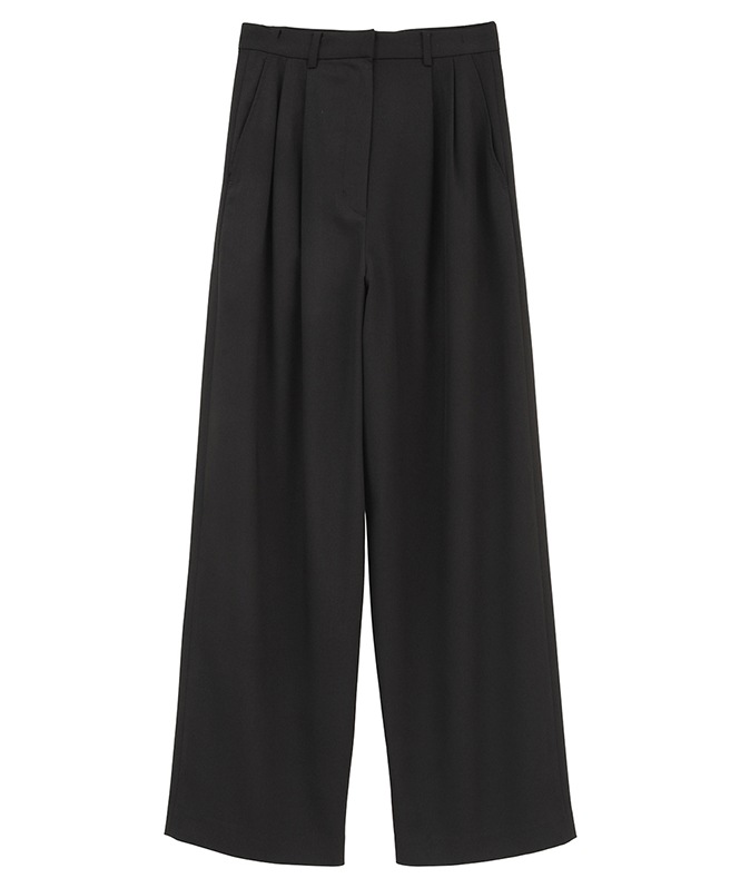BASIC TUCK PANTS